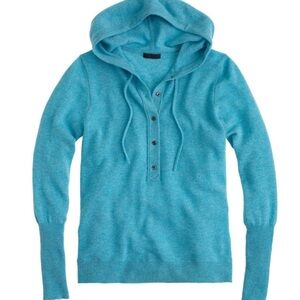J. Crew Collection Italian Cashmere Hooded Sweater